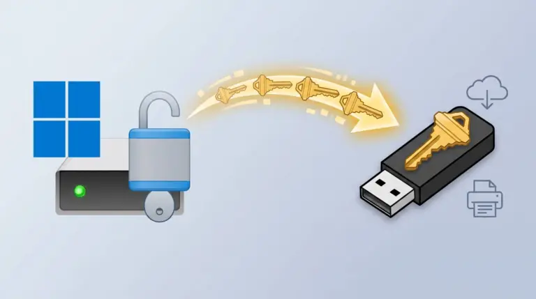 Cách sao lưu khóa khôi phục BitLocker trên Windows 11